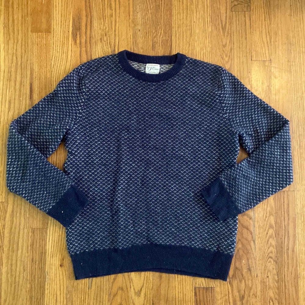 Blue J. Crew sweater